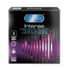 Durex Intense vrúbkované kondómy 3 ks