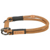 BE NORDIC okrúhly polosťahovací kožený obojok, XS-S: 30 cm/ 5 mm, hnedá