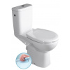 Sapho HANDICAP WC kombi misa zvýšená Rimless, zadný odpad, biela K11-0221