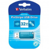 Verbatim USB flash disk, 2.0, 32GB, PinStripe USB, modrý 49057