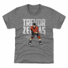 Anaheim Ducks Detské - Trevor Zegras Bold Grey NHL Tričko 14-16 rokov