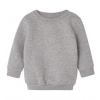Babybugz Detská mikina cez hlavu BZ64 Heather Grey 18-24 months