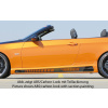 Rieger bočný prah mont. strana pravá pro BMW rad 3 E92, E93 kabriolet, kupé vr. faceliftu, r.v. 03/07-02/10, 03/10-, 09/06-02/10, plast ABS s povrchovou úpravou Carbon-Look, s prolisem, s prolisem a d