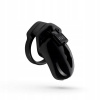 Lockdown - Chastity Cage - Malá klietka cudnosti na penis so zámkom, Čierna