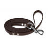 Firedog BioThane Vodítko 13 mm 1,2 m s rúčkou tmavohnedé