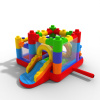 Malý skákací hrad so suchým bazénom pre deti - Farebné bloky