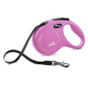 Flexi Classic samonavíjacie vodítko XS popruh ružové 3 m do 12 kg