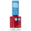 Rimmel London Kind & Free lak na nehty 156 Poppy Pop Red 8 ml, 156