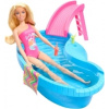 Barbie® Panenka s bazénem a klouzačkou