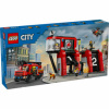 LEGO City Fire 60414 Hasičská stanica a hasičské vozidlo