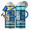 AC FIX 2x Chladiaci faktor R134a Plyn Tesnenie klimatizácie + Kábel