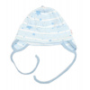 Čiapočka na zaväzovanie Baby Stars pastel blue
