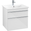 VILLEROY & BOCH Venticello závesná skrinka pod umývadlo, 2 zásuvky, 603 x 502 x 590 mm, Glossy White, A92401DH