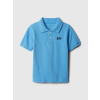 GAP Baby polo tričko Pique Modrá 5YRS Modrá Modrá