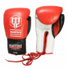 Boxerské rukavice RBT-600 01600-0802 - Masters červená, bílá a černá + 8 uncí