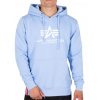Alpha Industries Basic Hoody pánska mikina light blue Veľkosť: M, Farba: modrá