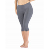 GINA Dámske capri bambusové legíny s kapsičkou | 95036P - šedá, M/L