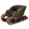 Clayre & Eef Vianočné dekorácie zelenej vintage sane - 35*23*21 cm - Clayre & Eef
