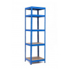 Policový regál Trestles RH 1800x600x600, nosnosť 1750 kg, 5 políc Farba: modrá