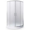 Sprchový kút ROTH HOUSTON NEO/800 800x1900 mm, R550, štvrťkruhový, s dvojdielnymi posuvnými dverami, brillant/matné sklo, N0648