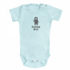 Mamatti Dojčenské body krátky rukáv Bear - mätové 74 (6-9m)