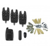= sada 3 signalizátorov CARPON F6X s príposluchom + Safety Clips Set