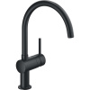 GROHE Minta páková drezová batéria, výška výtoku 231 mm, velvet black (čierna), 32917KS0