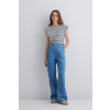Dámske rifle MAVI Pera | High rise, wide leg 1010593-89691 Farba: Modrá, Veľkosť: 27/34