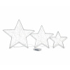 Tchibo - Dekoračné LED hviezdy, 3 ks, veľké