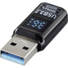 Renkforce USB adaptér [1x USB-A zástrčka - 1x USB-C® zásuvka] USB 3.2 Type A/C Charging Adapter, PD36W, 10 Gbps LED displej s nabíjaním (napätie/prúd/výkon); RF-6826678