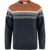 FJÄLLRÄVEN Övik Knit Sweater M, Dark Navy-Terracotta Brown - M