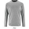 SOL´S IMPERIAL LSL / Pánske tričko s dlhým rukávom - grey melange L