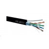 Instalační kabel Solarix venkovní FTP, Cat5E, drát, PE, samonosný, cívka 305m SXKD-5E-FTP-PE-SAM 27655195