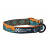 Non-stop dogwear Obojek Trail quest collar Rachel Pohl LTD teal/oranžová, L