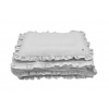 Ľanový set prikrývky a vankúša do postieľky s výplňou STONE GRAY, vel. S