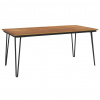 vidaXL Záhradný stôl Nohy stola na vlásenky 180x90x75 cm Akáciové masívne drevo