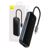 Rozbočovač 5v1 Baseus série AcmeJoy USB-C na 2xUSB 3.0 + USB 2.0 + USB-C PD + RJ45 (sivý)
