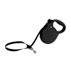Alcott Wanderer Retractable Leash 5m Black - automatické vodítko pre psa, čierne - S