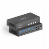 PureTools PT-SW-HD41USB HDMI prepínač 4x1 USB 3.2 4K 18Gbps s KVM