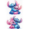 CUKROVÁ TLAČ Masa Jedlý obrázok na tortu STICH STITCH ANGEL + MENO POSTAVY 83