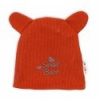Baby Nellys Dvojvrstvová dojčenská čiapočka s uškami Teddy - tehlová, veľ. 68
