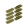 JJ Airsoft Nylónové krytky M-LOK Typ 1 (8 ks) - TAN