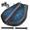 GÉLOVÝ VANKÚŠ NA SEDADLO MOTOCYKLA 3D TLMENIE NÁRAZOV PRIEDUŠNÝ