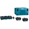 MAKITA súprava Li-ion XGT 40V 2 ks BL4050F+1 ks DC40RB+1 ks Makpac 191U13-9