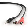 Gembird kábel MINIJACK/2XRCA (CHINCH)M/M 5M (CCA-458-5M)