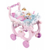Servírovací stolík Disney Princess XL Tea Trolley Smoby s veľkou čajovou súpravou 17 dielov