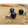 Onyx syntetický přívěsek - kulička hladká, 8mm (přívěsek onyx syntetický)