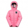 Bunda detská ALPINE PRE DOUWO HI-THERM obojstranná ružová 140-146