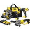 Stanley FATMAX V20 sada nářadí, vrtačka+utahovák+pila+bruska, elektrické