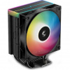 DEEPCOOL chladič AG400 ARGB V2 / 120mm fan ARGB / 4x heatpipes / PWM / pro Intel i AMD / černý R-AG400-BKAMMN-GJD